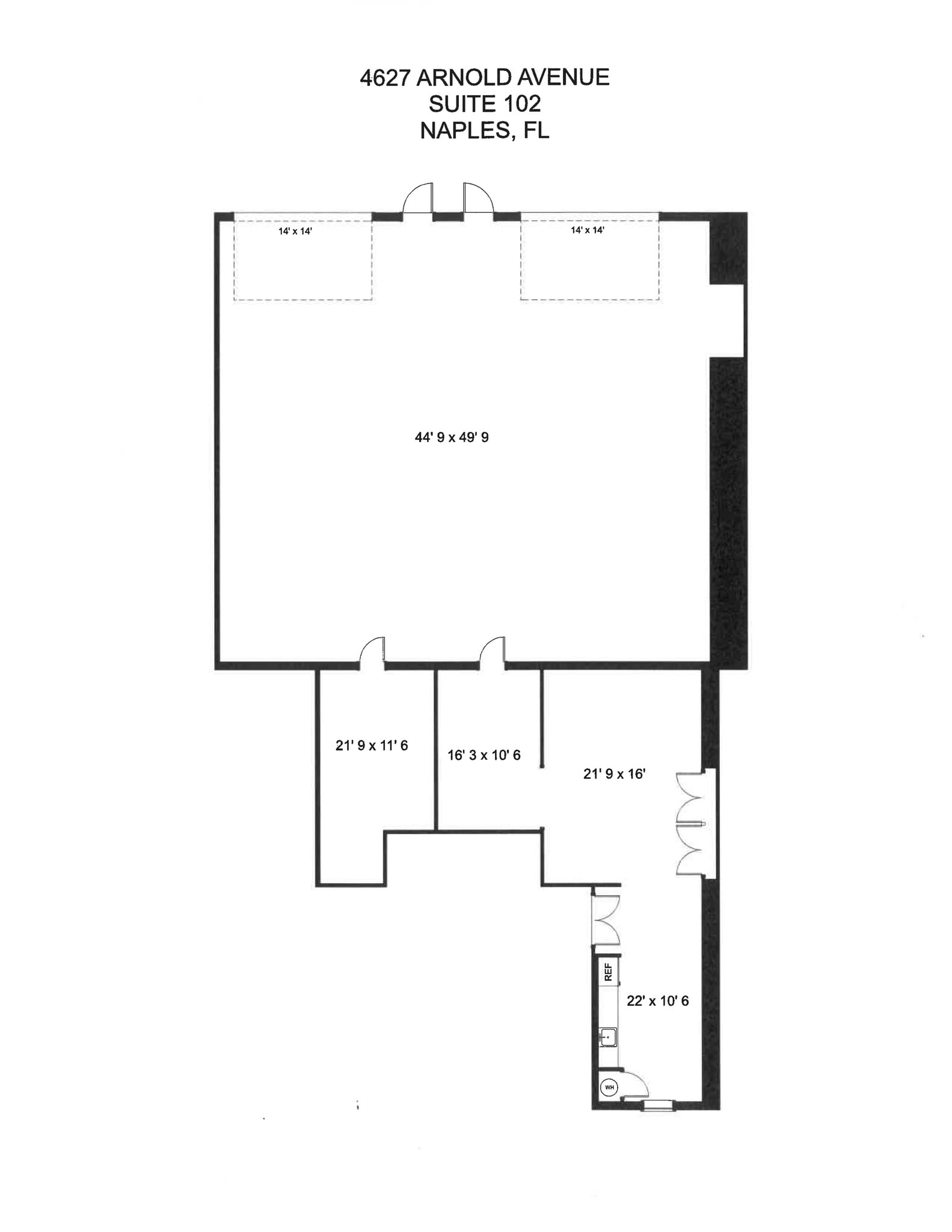 4627 Arnold Ave, Naples, FL à louer Plan de site– Image 1 sur 1