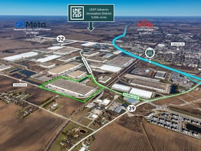 510 S Enterprise Blvd, Lebanon, IN - Vue aérienne vue de carte