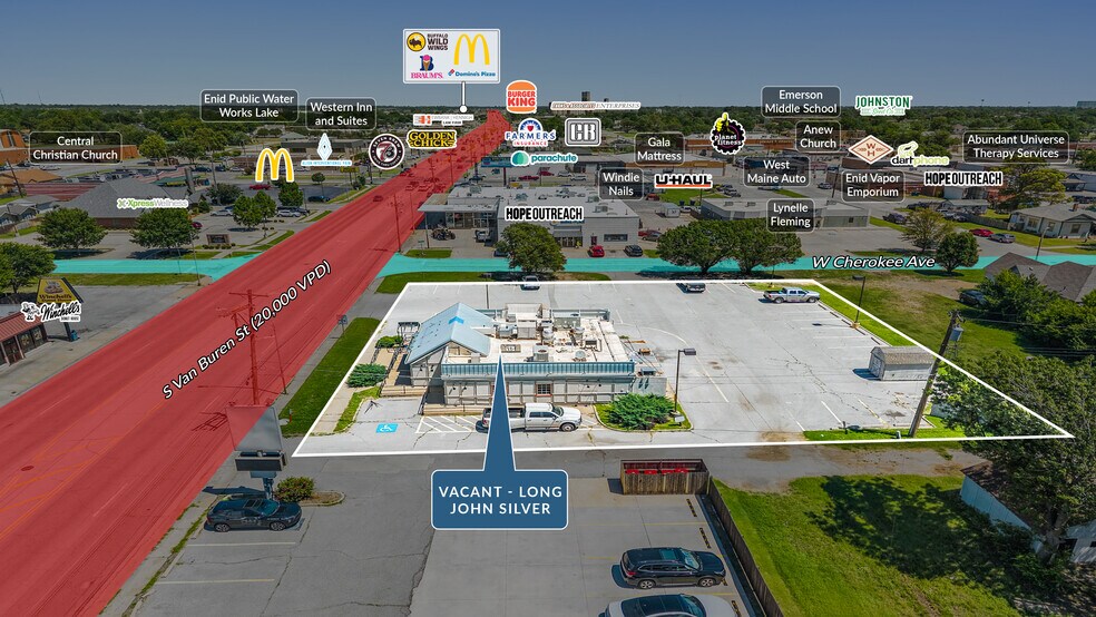 309 S Van Buren St, Enid, OK à vendre - Photo de l’immeuble – Image 3 sur 4