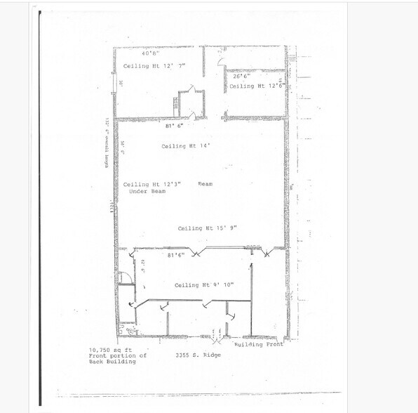 3355 Ridge Rd, Green Bay, WI à louer - Plan d’étage – Image 2 sur 14