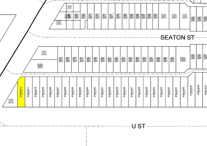 1765 U St NW, Washington, DC à vendre - Plan cadastral – Image 1 sur 3