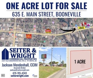 Plus de détails pour 635 E Main St, Booneville, AR - Terrain à vendre