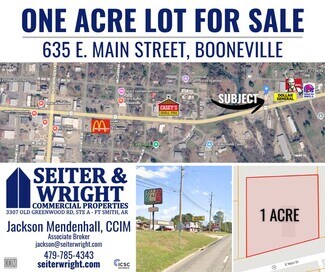 Plus de détails pour 635 E Main St, Booneville, AR - Terrain à vendre