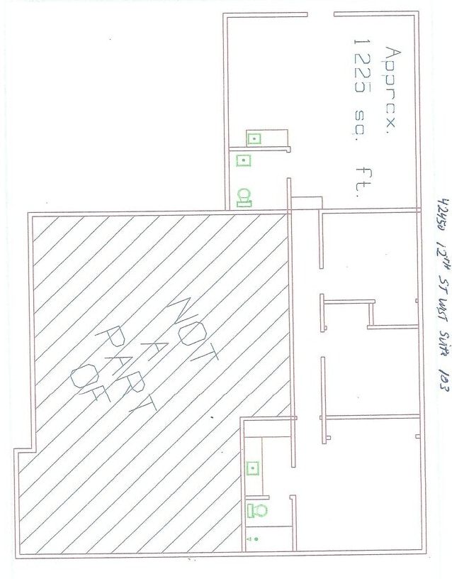 42450 12th St W, Lancaster, CA à louer Plan d’étage– Image 1 sur 2