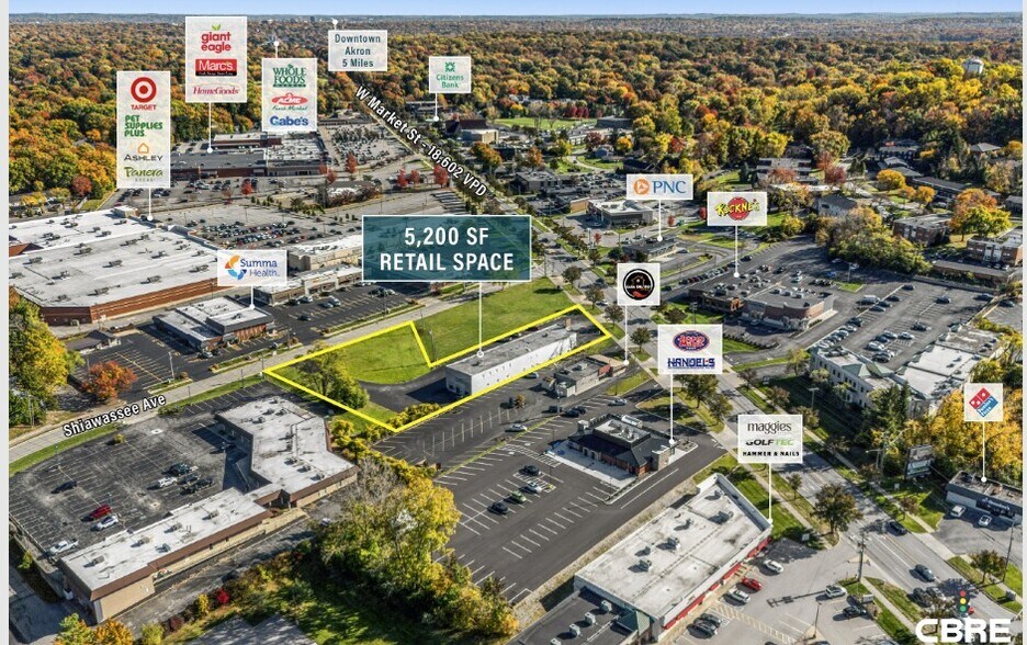 2919 W Market St, Akron, OH à louer - Photo de l’immeuble – Image 2 sur 8