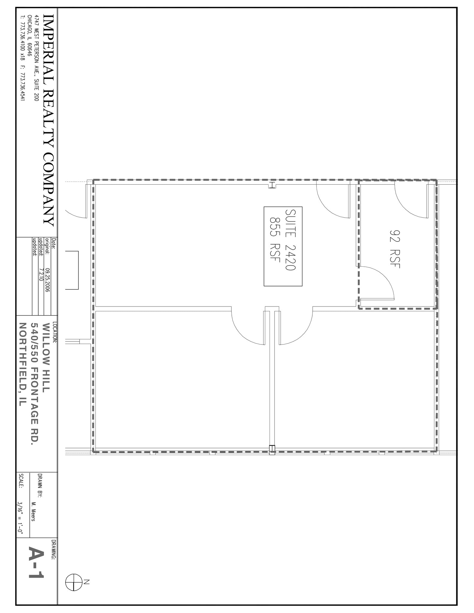 540-550 W Frontage Rd, Northfield, IL à louer Plan de site– Image 1 sur 4