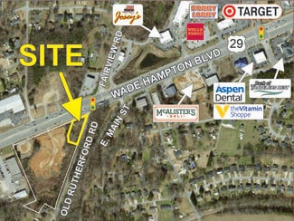 Plus de détails pour 5224 Wade Hampton Blvd, Taylors, SC - Terrain à vendre