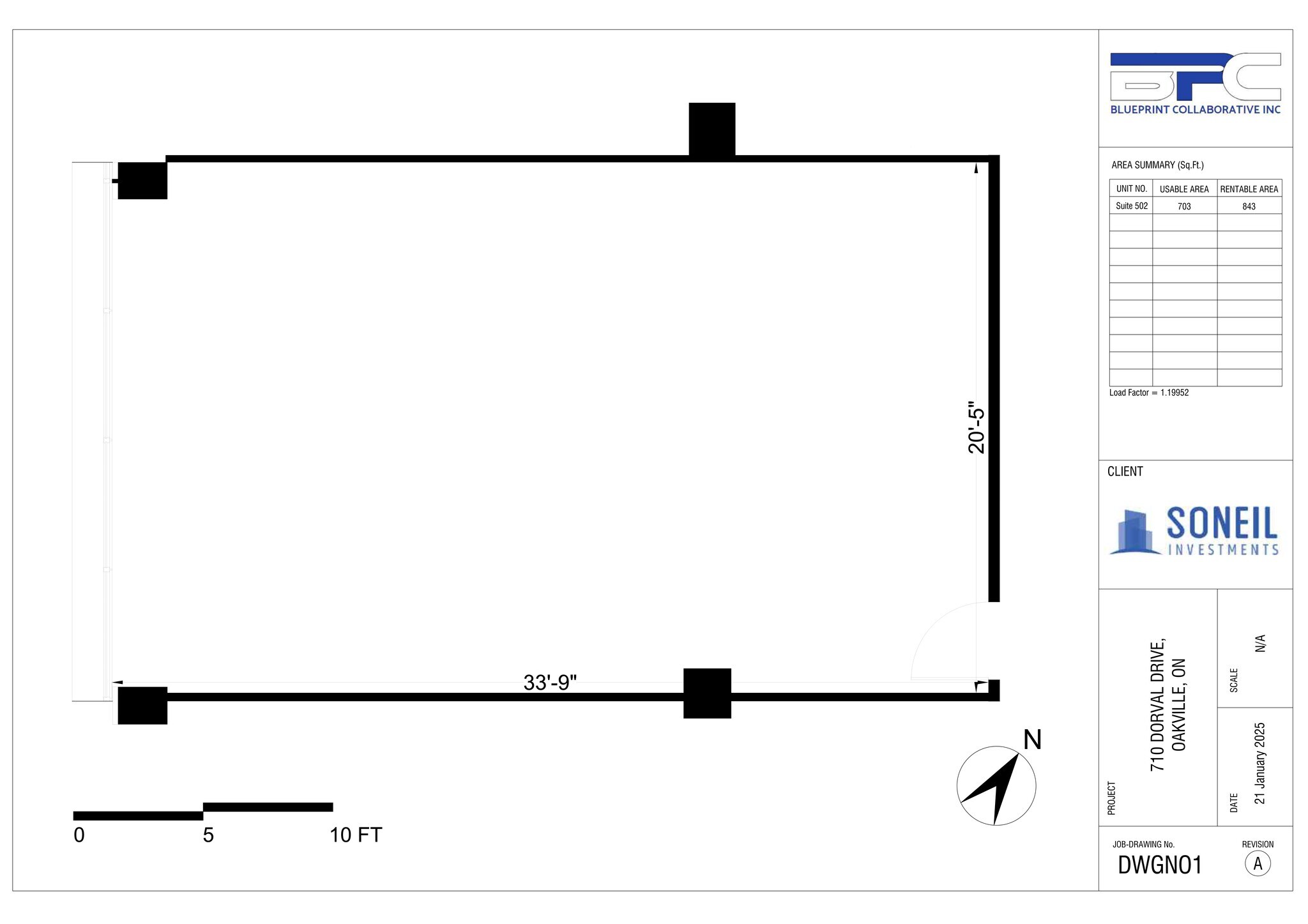 700 Dorval Dr, Oakville, ON à louer Plan de site– Image 1 sur 4