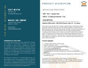 7400 SW 50th Ter, Miami, FL à louer Photo de l’immeuble– Image 2 sur 5
