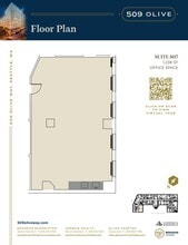 509 Olive Way, Seattle, WA à louer Plan d’étage– Image 2 sur 2