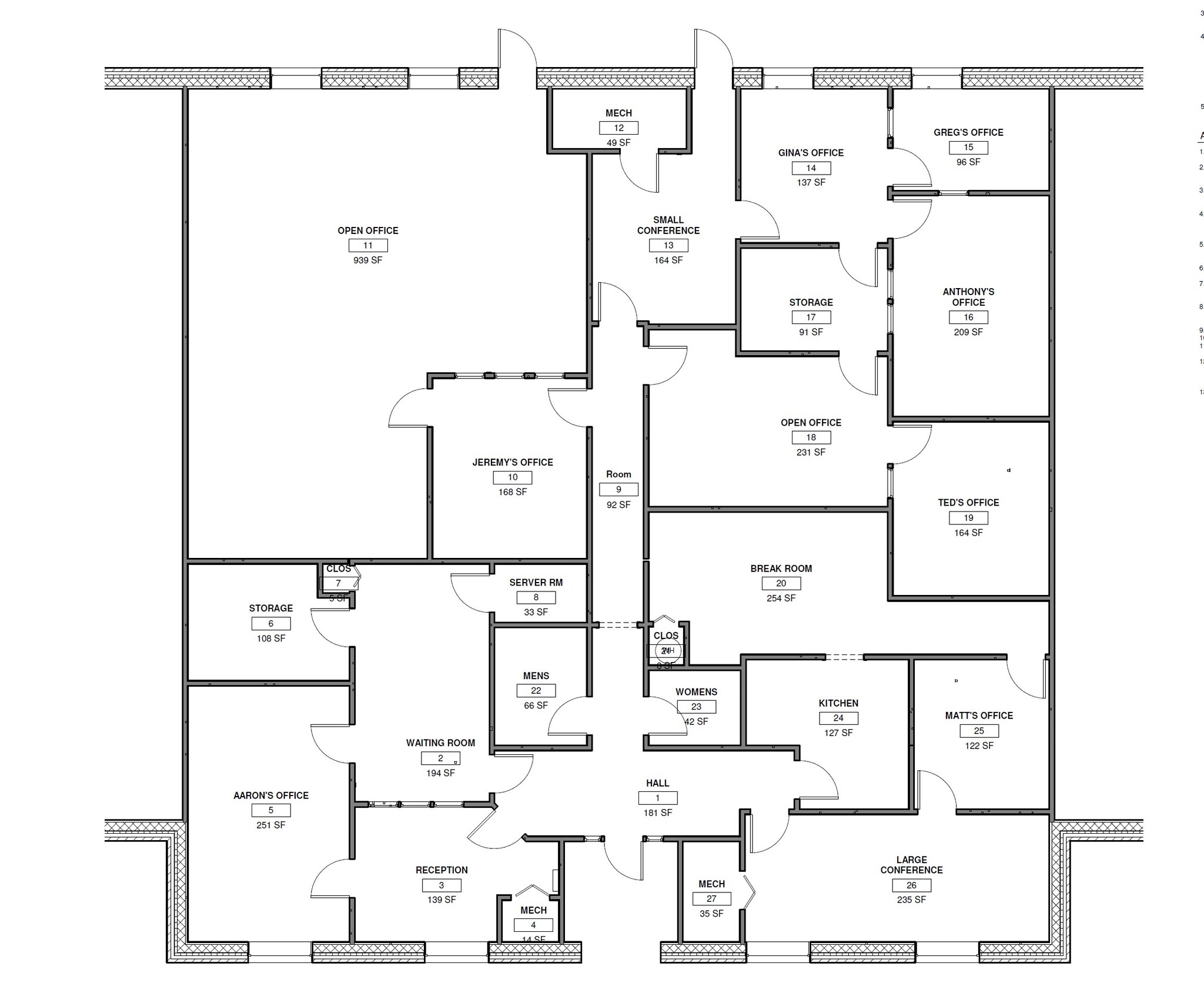 10761 S Saginaw St, Grand Blanc, MI à louer Plan d’étage– Image 1 sur 1