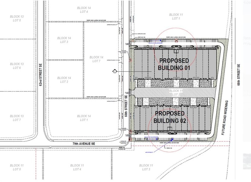 7880 66th St SE, Calgary, AB à louer - Plan de site – Image 2 sur 4
