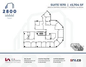 2800 N Central Ave, Phoenix, AZ à louer Plan d’étage– Image 1 sur 1