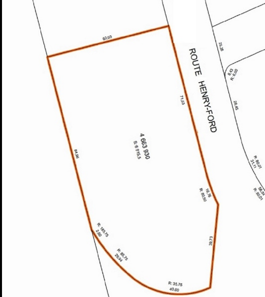 Rue Henry-Ford, Vaudreuil-dorion, QC à vendre - Plan cadastral – Image 1 sur 3
