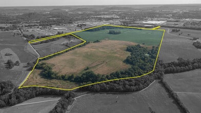 675 Barbers Mill Rd, Lebanon, KY - Vue aérienne  vue de carte