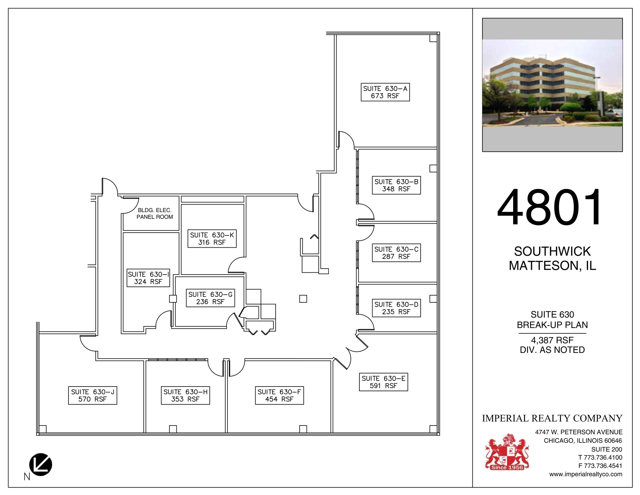 4801 Southwick Dr, Matteson, IL à louer Plan de site– Image 1 sur 4