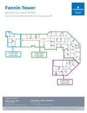 6624 Fannin St, Houston, TX à louer Plan d’étage– Image 1 sur 1