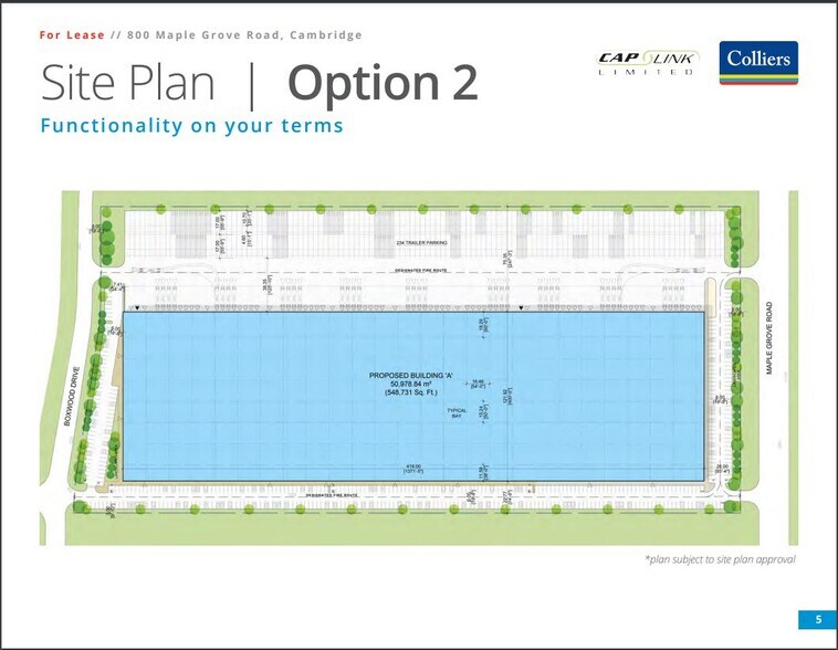 800 Maple Grove Rd, Cambridge, ON à louer - Plan de site – Image 2 sur 2