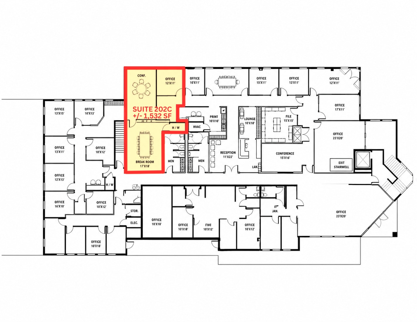 1641 Crain Hwy, Crofton, MD à louer Plan d’étage– Image 1 sur 1