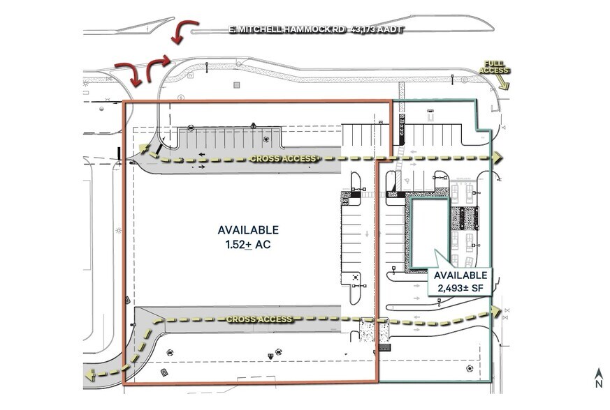 W Mitchell Hammock Rd, Oviedo, FL à louer - Plan de site – Image 2 sur 4