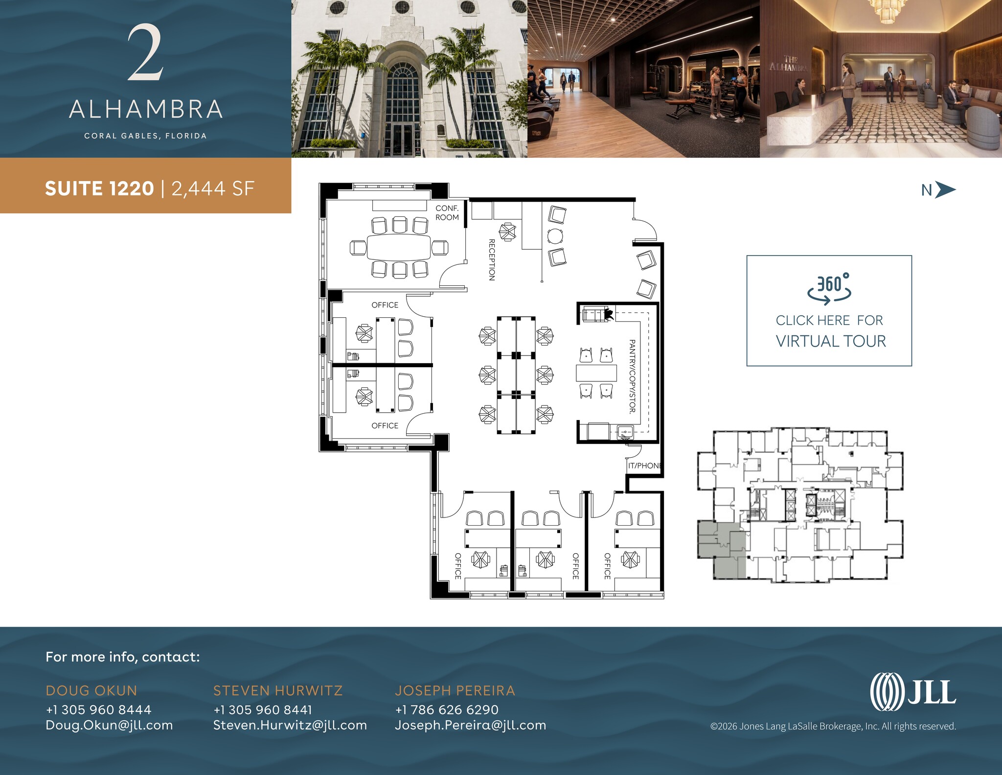 2 Alhambra Plz, Coral Gables, FL à louer Plan de site– Image 1 sur 2