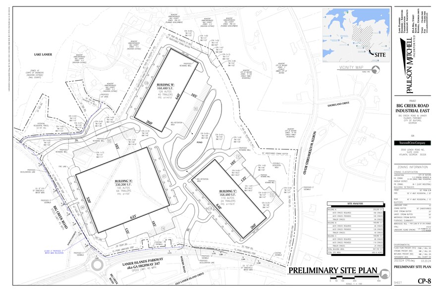 Big Creek Rd, Buford, GA à louer - Plan de site – Image 2 sur 2