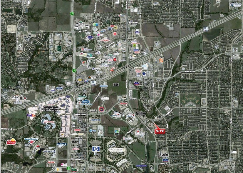 4865 Hedgcoxe Rd, Plano, TX à louer - Aérien – Image 2 sur 73