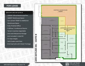 6315-6331 Skyline Dr, Houston, TX à louer Plan de site– Image 1 sur 12