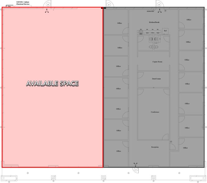 8525 Jackrabbit Rd, Houston, TX à louer - Plan d’étage – Image 3 sur 10