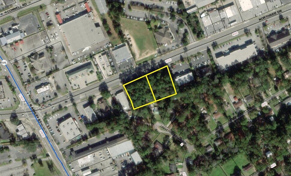 213 -217 Northside Dr, Valdosta, GA à vendre - Aérien – Image 2 sur 6