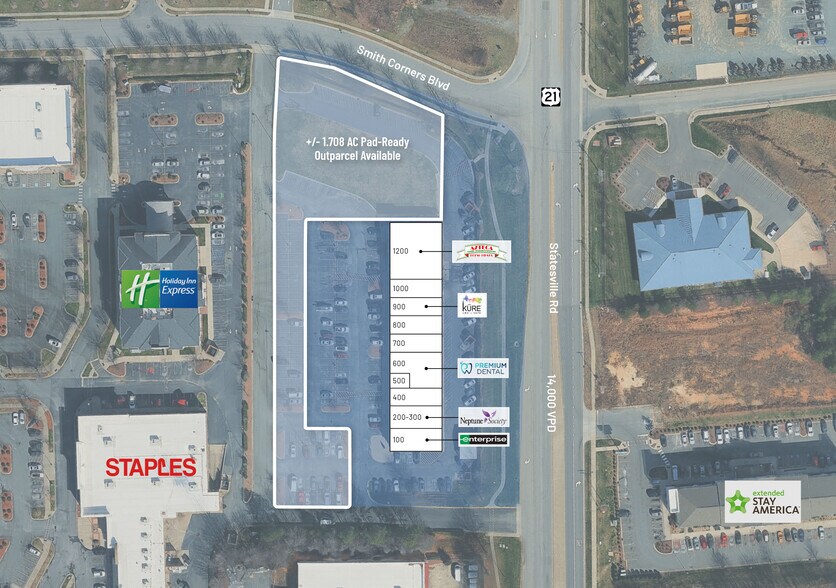 7320 Smith Corners Blvd, Charlotte, NC à louer - Plan de site – Image 3 sur 6