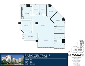 12750 Merit Dr, Dallas, TX à louer Plan d’étage– Image 1 sur 1