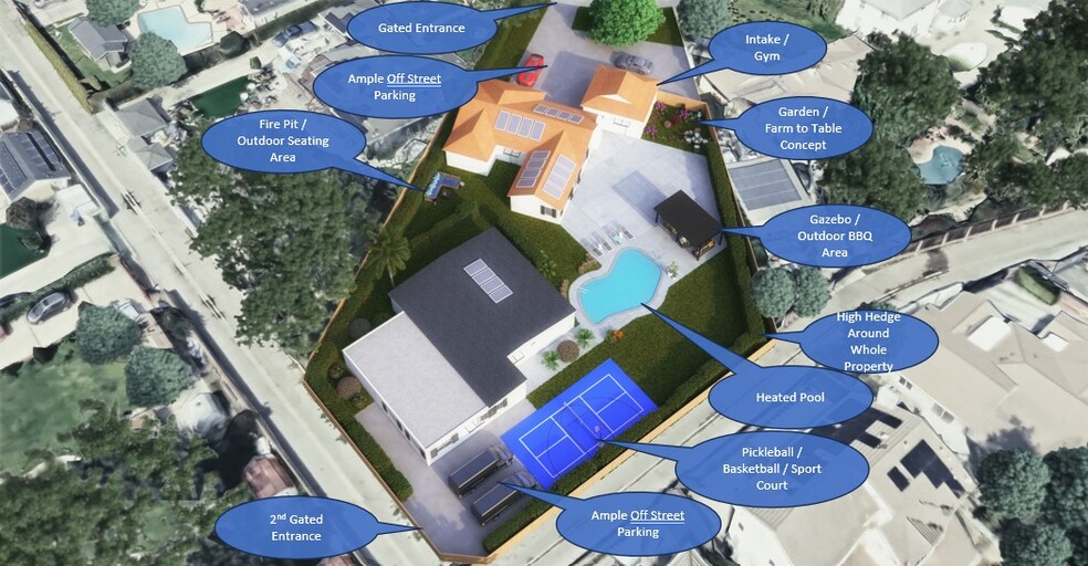 8738 Paso Robles Ave, Sherwood Forest, CA à louer - Aérien – Image 2 sur 11