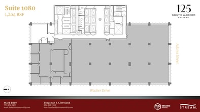 125 S Wacker Dr, Chicago, IL à louer Plan d’étage– Image 1 sur 1