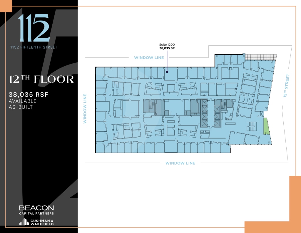 1152 15th St NW, Washington, DC à louer Plan d’étage– Image 1 sur 1