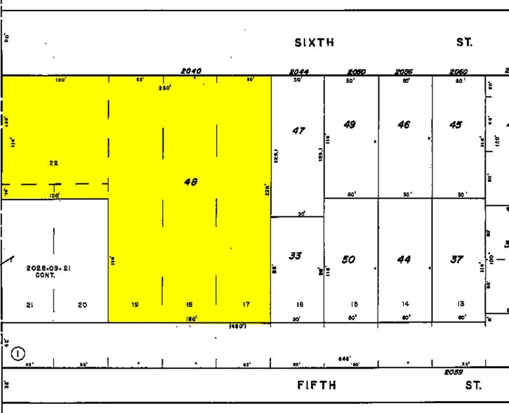 2040 6th St, Sarasota, FL à vendre - Plan cadastral – Image 2 sur 3