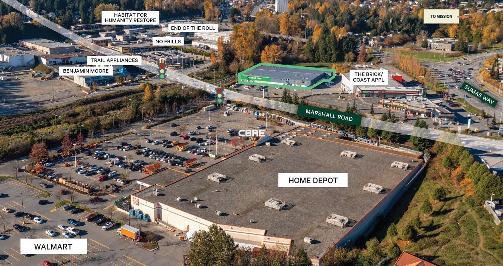 34377-34379 Marshall Rd, Abbotsford, BC à louer Aérien– Image 1 sur 2