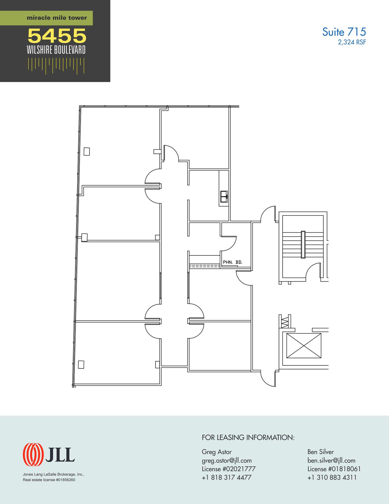 5455 Wilshire Blvd, Los Angeles, CA à louer Plan de site– Image 1 sur 1