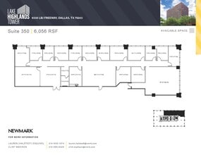 9330 Lyndon B Johnson Fwy, Dallas, TX à vendre Plan d’étage– Image 1 sur 1