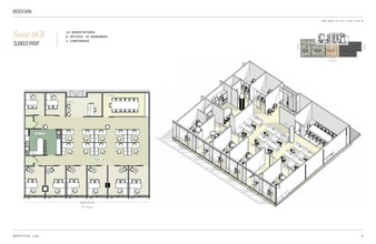 600 5th St NW, Washington, DC à louer Plan d’étage– Image 1 sur 1