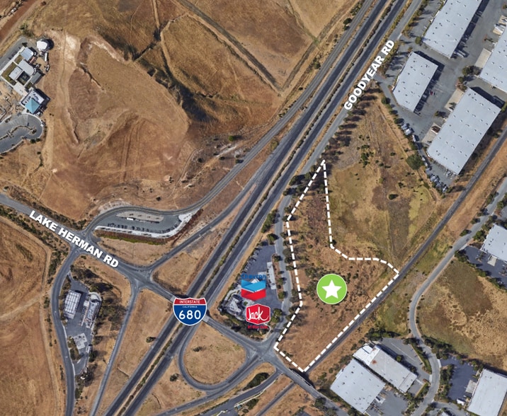 Highway 680, Benicia, CA à vendre - Aérien – Image 1 sur 2