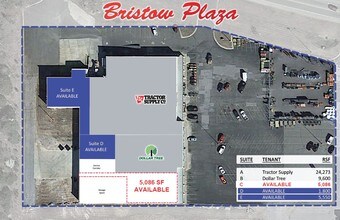 700 N Main St, Bristow, OK à louer Plan d’étage– Image 1 sur 1