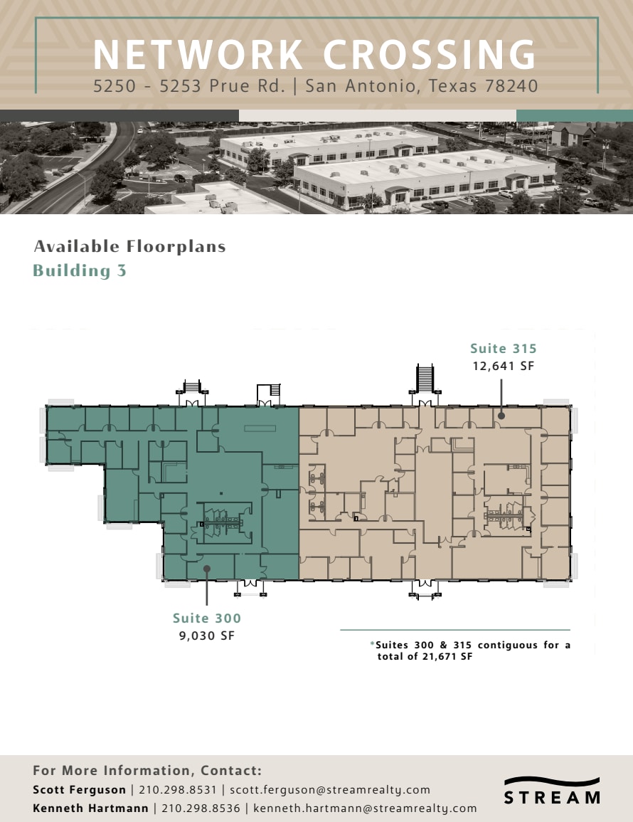 5253 Prue Rd, San Antonio, TX à louer Plan d’étage– Image 1 sur 1