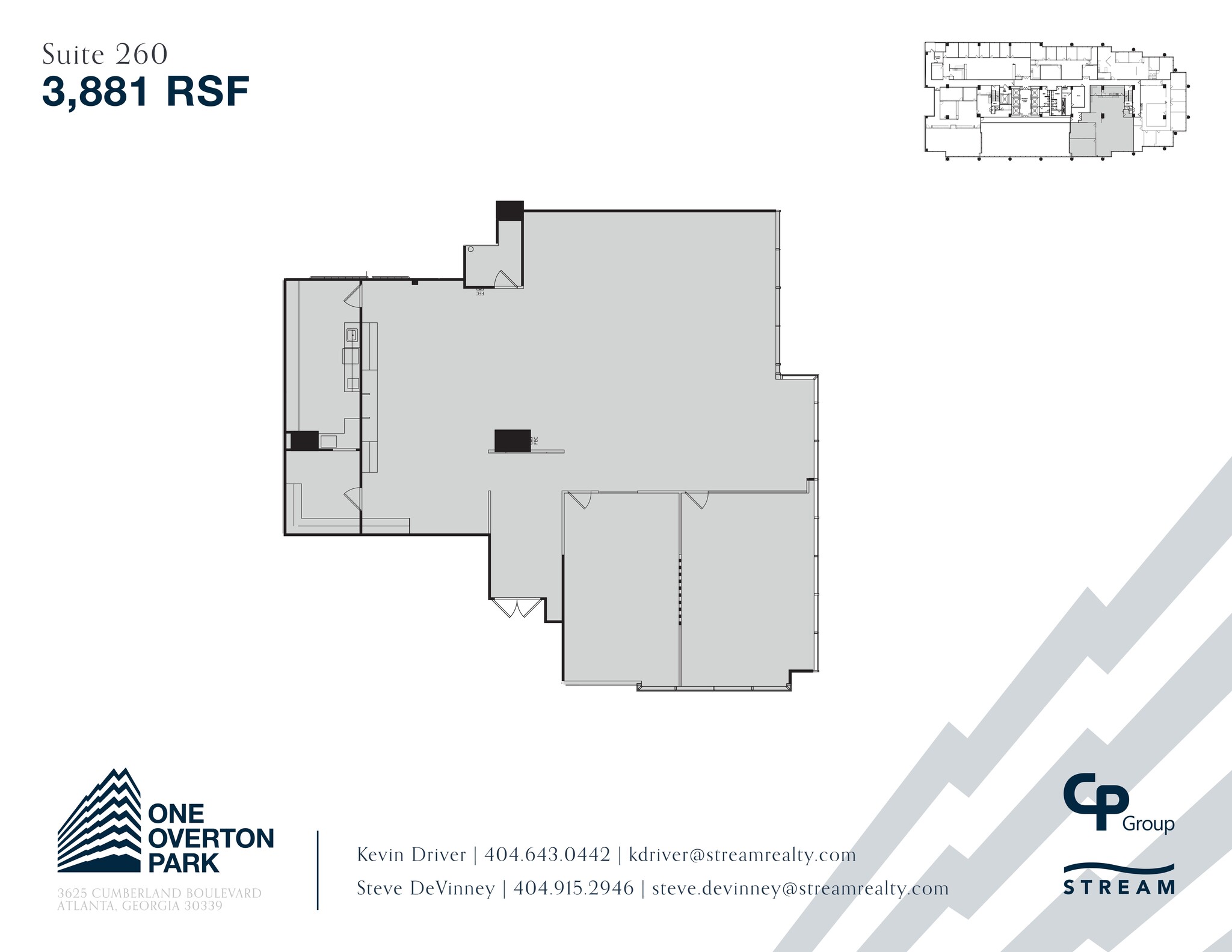 3625 Cumberland Blvd SE, Atlanta, GA à louer Plan de site– Image 1 sur 1