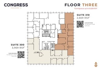 611 S Congress Ave, Austin, TX à louer Plan d’étage– Image 1 sur 1
