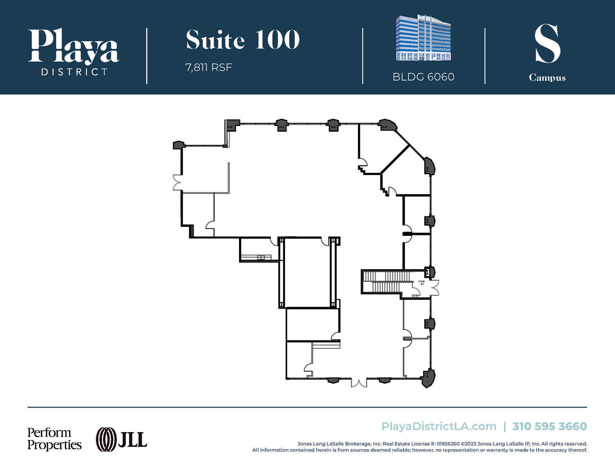 6100 Center Dr, Los Angeles, CA à louer Plan d’étage– Image 1 sur 1