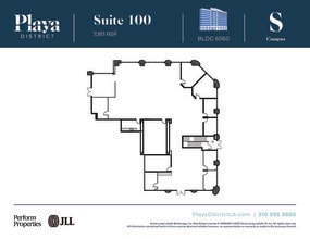 6100 Center Dr, Los Angeles, CA à louer Plan d’étage– Image 1 sur 1