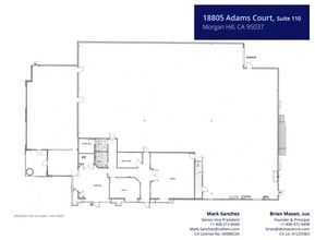 18805 Adams Ct, Morgan Hill, CA à louer Plan d’étage– Image 1 sur 1