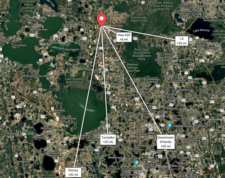 34135 Cardinal Ln, Eustis, FL à vendre - Aérien – Image 2 sur 16