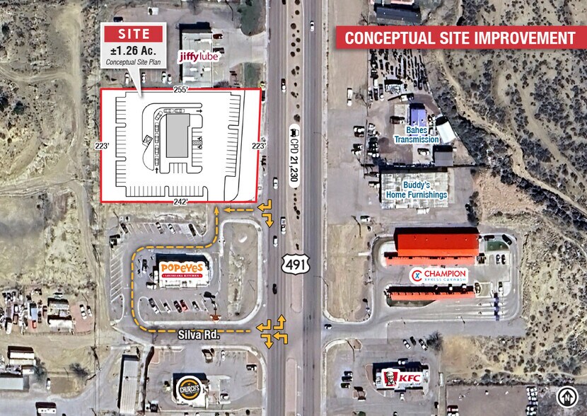 US Highway 491, Gallup, NM à louer - Photo de l’immeuble – Image 2 sur 5